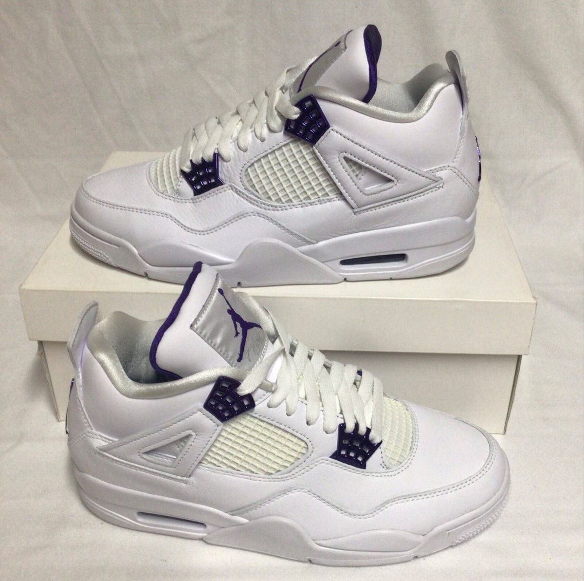 Size 9 - Jordan 4 Retro Mid Purple Metallic for sale online