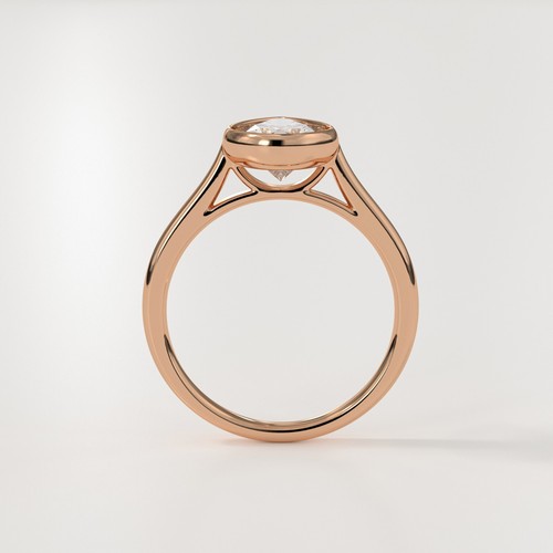 2.50 CT Pear Lab Grown Diamond Engagement Ring IGI Certified VS1 14k White Gold - 第 13/13 張圖片