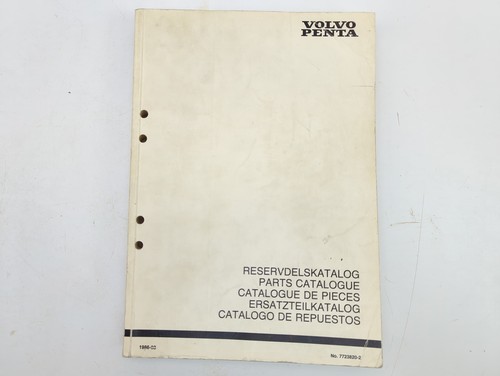 Volvo Penta 7723820-2 Genuine OEM 230A 250A 251A Parts Catalogue Service Manual - 第 1/2 張圖片