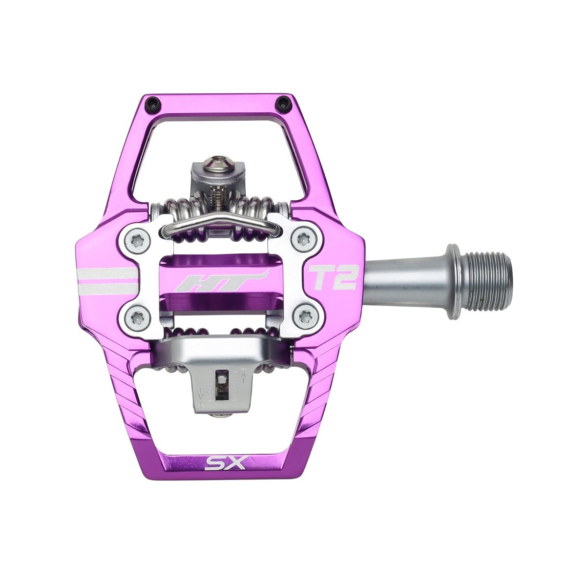 HT Components T2-SX Clipless Platform MTB Mountain Bike Pedals Purple
