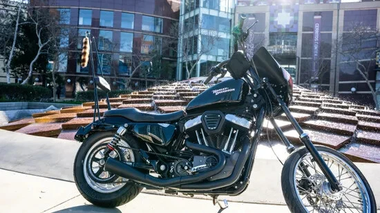 Barra Sissy Burly 40 pulgadas negra estupida alta para Harley Seventy Two 12-16 Foto 3 de 4