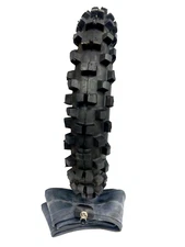 🏍️ Moto 3.00x12 (80/100-12) Tire & Tube Combo Fits TTR110 KLX110 DRZ110 🔧🛞