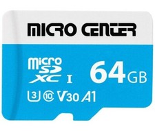 Micro Center SD Card 64GB 128GB Class 10 TF for Smartphones Tablets Drones SDXC