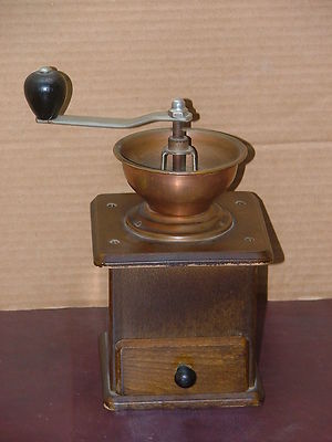 COPPER COFFEE GRINDER MILL WEST GERMANY 