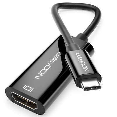 USB-C auf HDMI Adapter Kabel 4K UHD 4K@60Hz 2K@165Hz HDR PC Smartphone Tablet