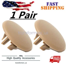 2X Rear Seat Armrest Bolt Cover Beige for Chevrolet Tahoe Suburban Yukon Escalad