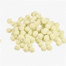 WhimsyCrafts 200-Pack: Snowy White Wool Felt Balls - Versat