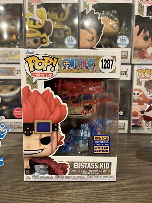Funko Pop! One Piece - Eustass Kid Signed + Quote (JSA Certified