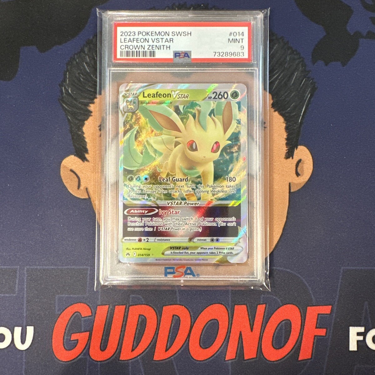 ヤドン　PSA9 PSA 9 MINT 2023 Pokemon Crown Zenith LEAFEON VSTAR #014 | eBay