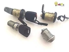 GENUINE FORD DOOR LOCK SET LOCKSET WITH CHIPPED KEYS P.A.T.S. NO TAILGATE LOCK