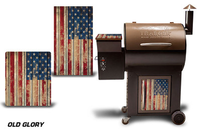 Traeger Raucher Grill Grafik Set Aufkleber Wrap Skin For Costco Century Model