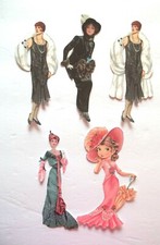 3D UPick NEW Victorian Vintage Ladies Gentlemen Scrapbook Card Embellishment