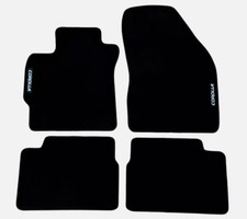 For Toyota Corolla Car Floor Mats Velour Waterproof Black Carpet Auto Liners New
