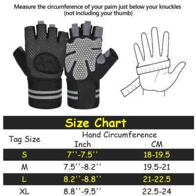 Herren Damen Trainings Handschuhe Fr Fitness Sport Hantel Laufen  Gewichtheben | eBay.de