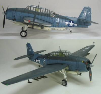 Hobby Master 1/72 HA1201 TBF Avenger USN VT-51 George Bush USS San