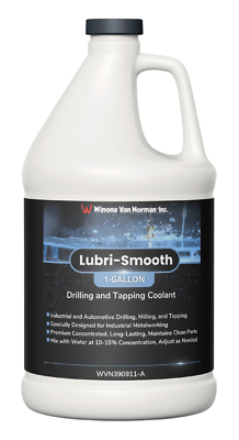 #ad Lubri Smooth Coolant: Maximize Drilling amp; Tapping Performance 1 Gallon $45.99