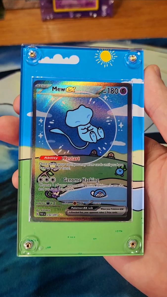 Pokemon Mew EX SIR Paldean Fates 232 Extended Artwork Case | eBay