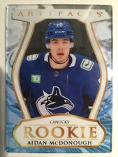 AIDAN McDONOUGH  23/24 AUTHENTIC ROOKIE PLEXI GLASS VARIANT CARD / SP
