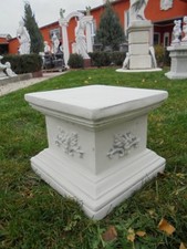 Sockel, Säule, Steinguss, Skulpturen, Figurensockel, Statuen, 21,5 cm Steinfigur