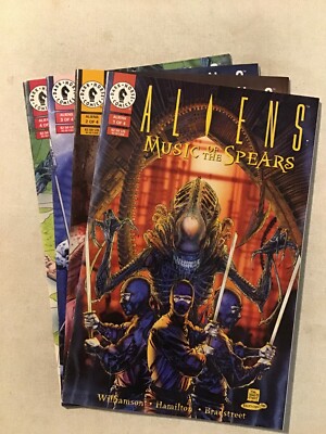 ALIENS MUSIC OF THE SPEARS #1 2 3 4 NM- 9.2 DARK HORSE COMICS | eBay