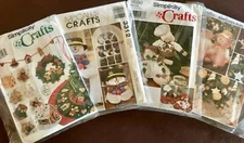 Simplicity 5891 or 9880 McCalls 3312 or Butterick 3682 CHRISTMAS CRAFTS PATTERNS
