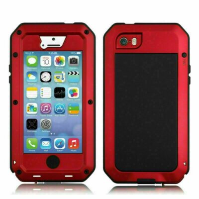 Aluminum Heavy Duty Metal Glass Shockproof Cover Case For Apple iPhone 7 /7 Plus