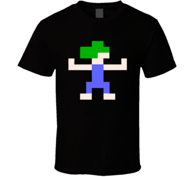 Lemmings Blocker Old School Computer Game Retro Fan T Shirt