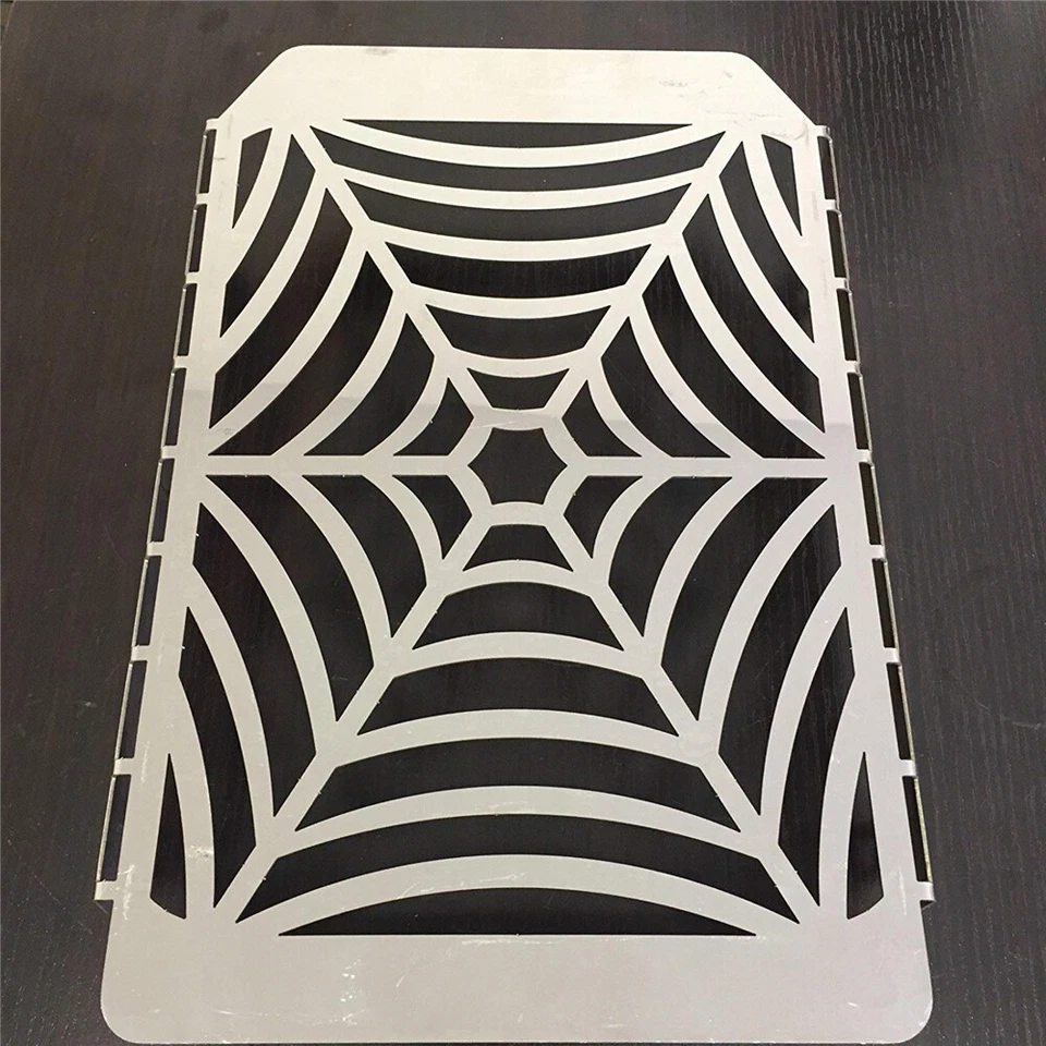 Protector protector de cubierta de rejilla de radiador de tela de araña para Kawasaki Vulcan VN 1500 Foto 3 de 4