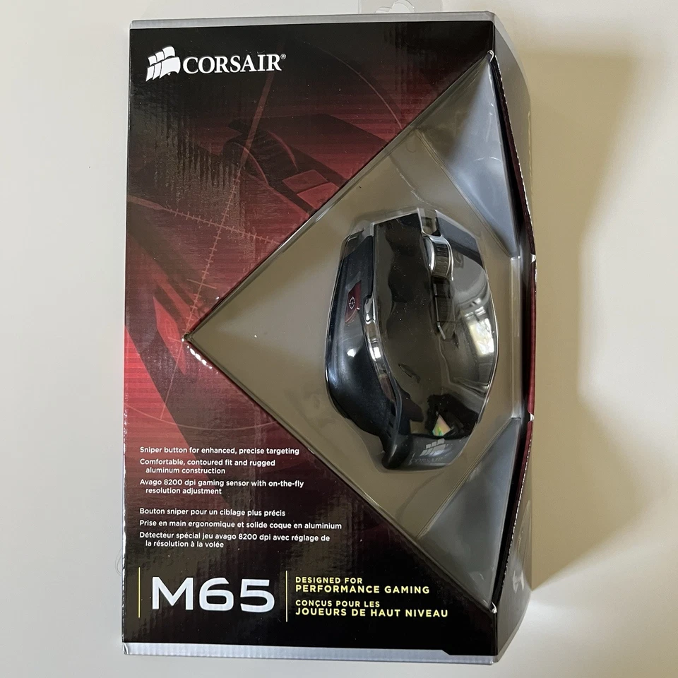 Corsair M65 Tunable Performance FPS Gaming Mouse, Gunmetal Black 8200 DPI - Image 3 of 4