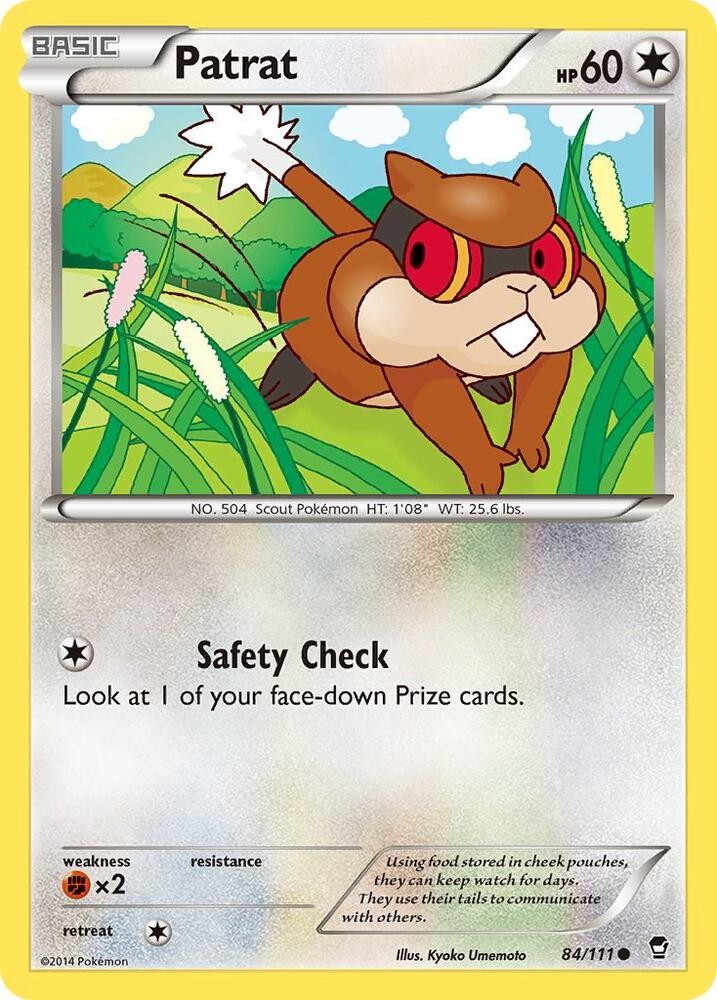 Patrat Common XY - Furious Fists 84/111 NM Normal