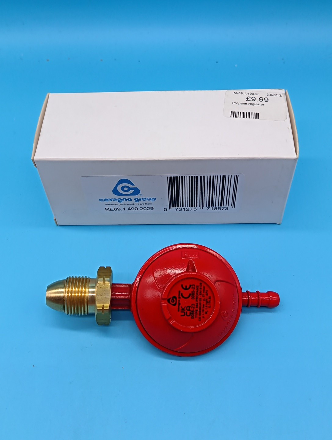 Cavagna Low Pressure Propane Gas Regulator 37mbar 1.5kg/hr
