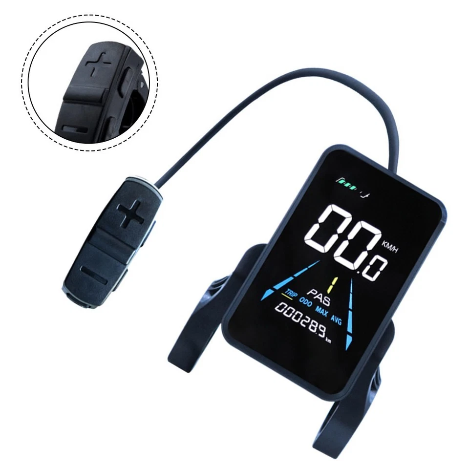 Waterproof Electric Bicycle Dashboard Panel LCD Display with Sensor Connector - Image 3 of 4