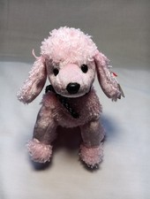 Ty Beanie Baby Brigitte the Dog Pink French Poodle