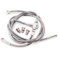 Gbrakes Front Brake Line Kit - Clear 3 Line 2