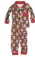 Grinch Christmas Dr Seuss Boys Pajamas 2 Piece