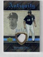 Jermaine Dye Patch 43/50  2007 Upper Deck MLB Artifacts Antiquity  White Sox
