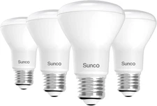 Sunco BR20 LED Bulb Dimmable, Small Recessed Lighting Bulbs, R20 Mini Flood Ligh
