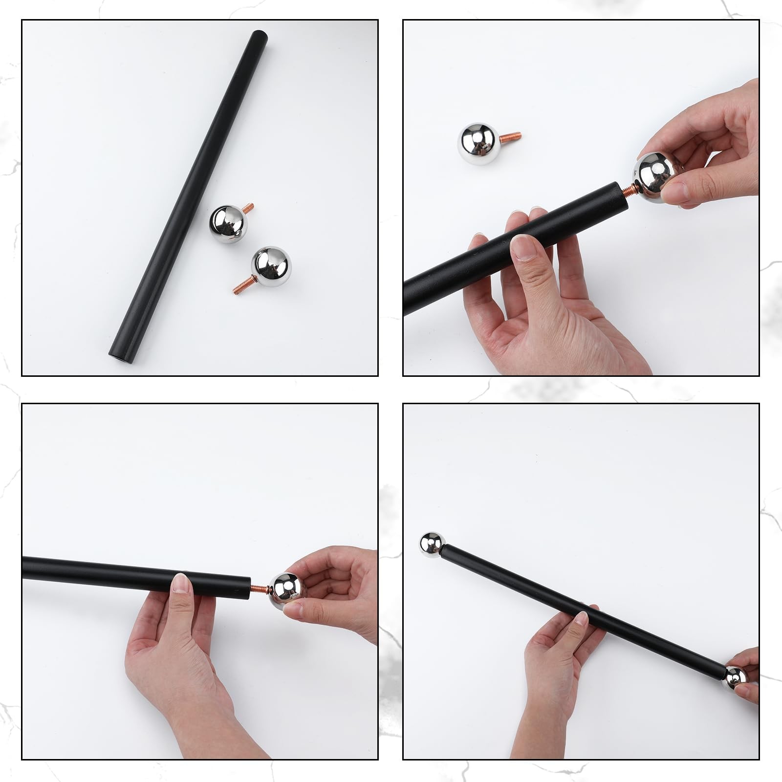 Yaocom 3 Pcs Lamp Post Cross Arm 16 Inch Handle Replacement Steel Cross Arm L...