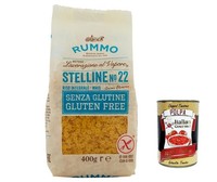 20X Rummo Pasta Stelline N.22 Senza Glutine Nudeln Glutenfrei 400G+Polpa 400G