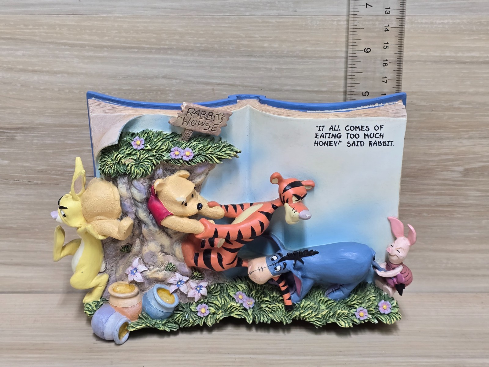 Set of 5 Winnie the Pooh Numbered Bradford Exchange "Book"  Wall Hangers