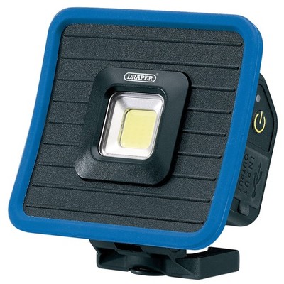 Draper Cob LED Wiederaufladbar Mini Flutlicht und Power Bank Magnetfuß 88595