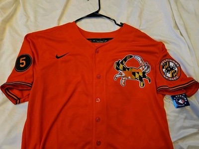 New Adley Rutschman  Orioles Crab And BROOKS #5 PATCH Large STITCHED Orange