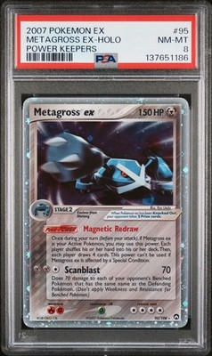 2007 POKEMON EX POWER KEEPERS #95 METAGROSS EX-HOLO PSA 8 | eBay