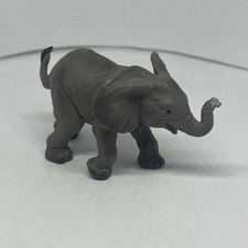 Baby Elephant Calf Safari Ltd 1995 Figurine Toy Retired Zoo Africa A8
