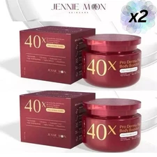 2x JENNIE MOON 40X Pro Derma Plus Body Booster 250g Brightening Gel Cream