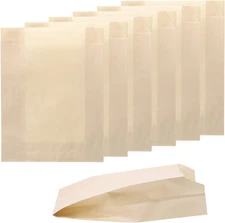 Kraft Paper Snack Bags Gift Wrap Bags for Bread Pastry Biscuit Bakery Cookies Ca