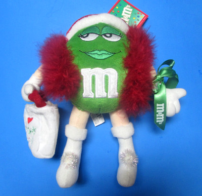 M&M'S  MRS  GREEN  GALERIE  CHRISTMAS  CHARACTER  -  PLUSH  CHARACTER