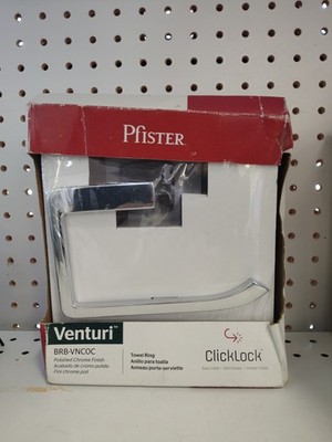 Pfister Venturi Towel Ring in Polished Chrome