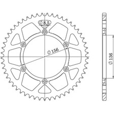Couronne En Acier Pas 520 - Z 48 Dents TE 4T 1995-1998