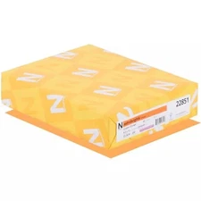 Astrobrights 22851 8.5" x 11" Color Cardstock - cosmic orange (250/PK) New